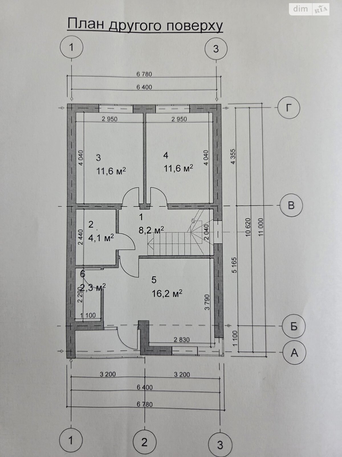 двухэтажный дом, 118 кв. м, кирпич. Продажа в Ровно район Красные Горы фото 1