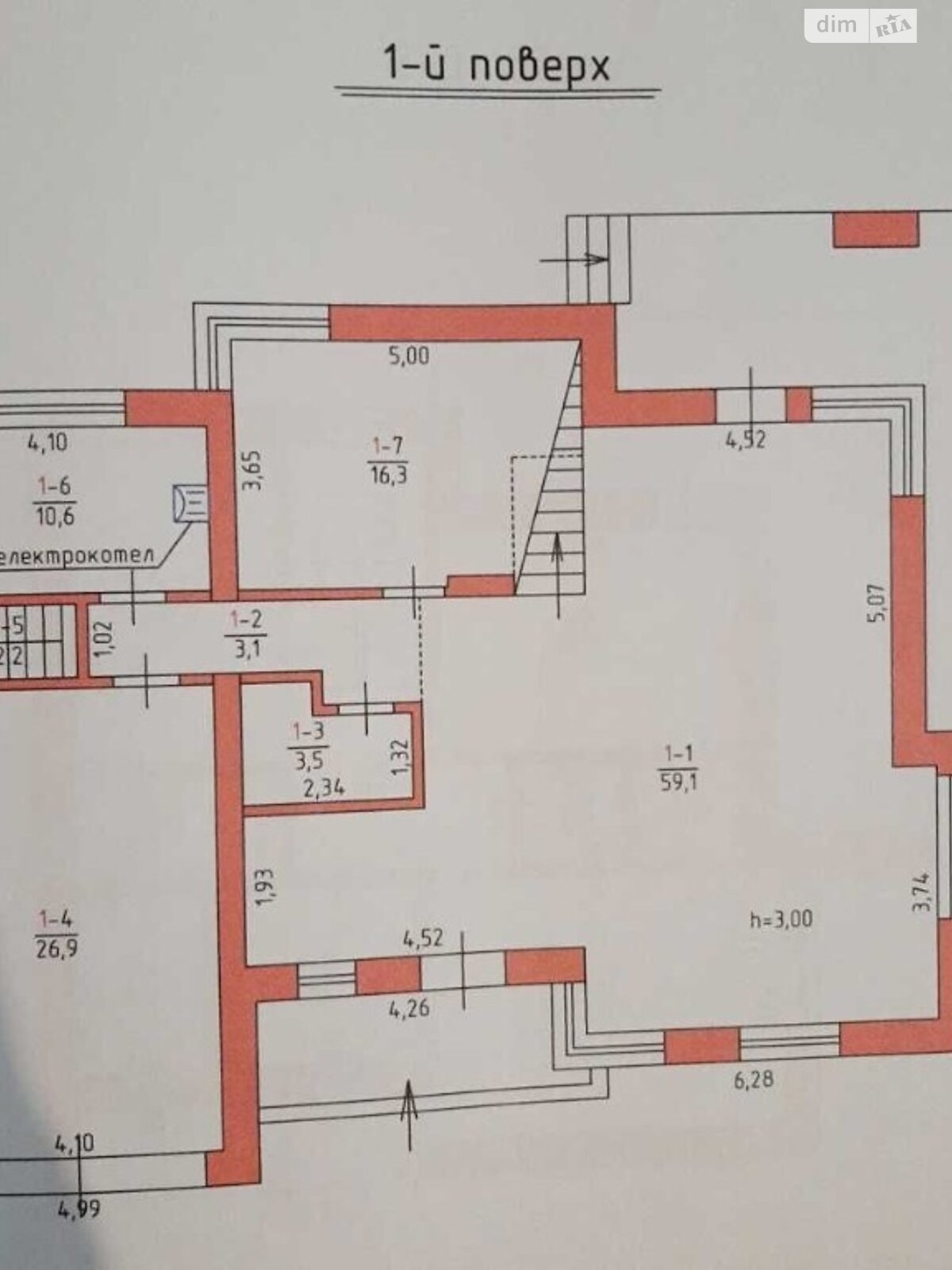 двоповерховий будинок веранда, 220 кв. м, цегла. Продаж в Рівному, район Боярка фото 1