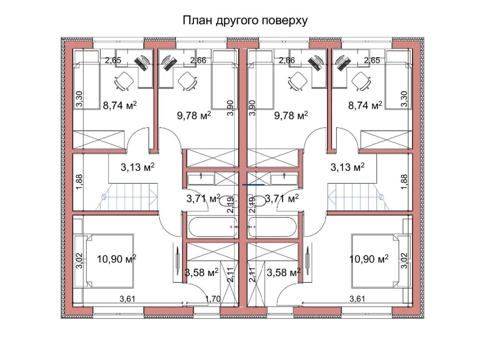 двухэтажный дом, 85 кв. м, керамический блок. Продажа в Ровно район Гидропарк фото 1