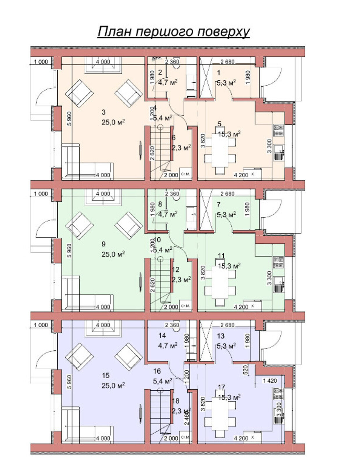 двухэтажный дом с балконом, 112 кв. м, кирпич. Продажа в Ровно район Ленокомбинат фото 1