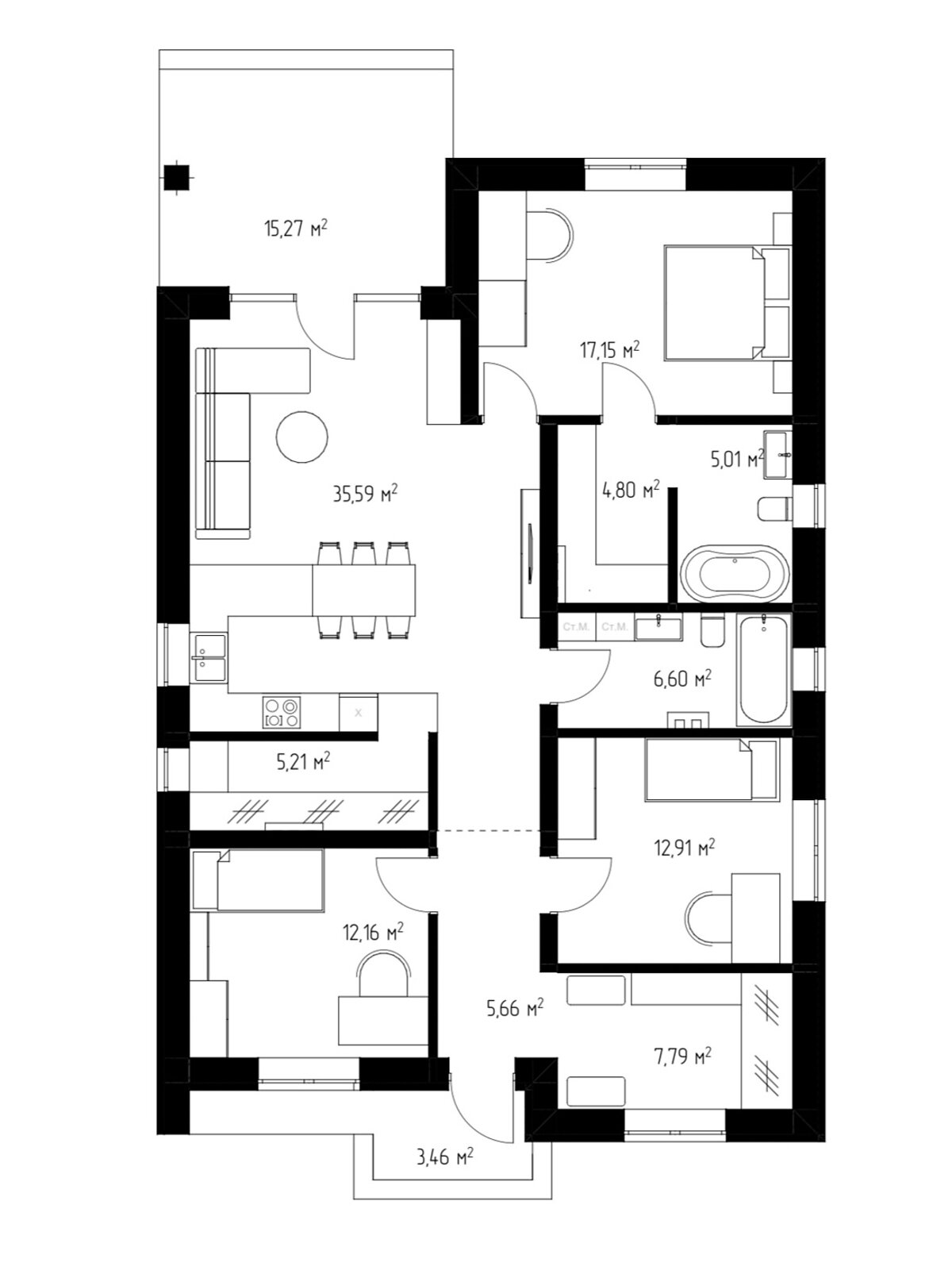 одноповерховий будинок з опаленням, 118 кв. м, цегла. Продаж в Рівному, район Новий Двір фото 1 одноповерховий будинок з опаленням, 118 кв. м, цегла. Продаж в Рівному, район Новий Двір фото 1