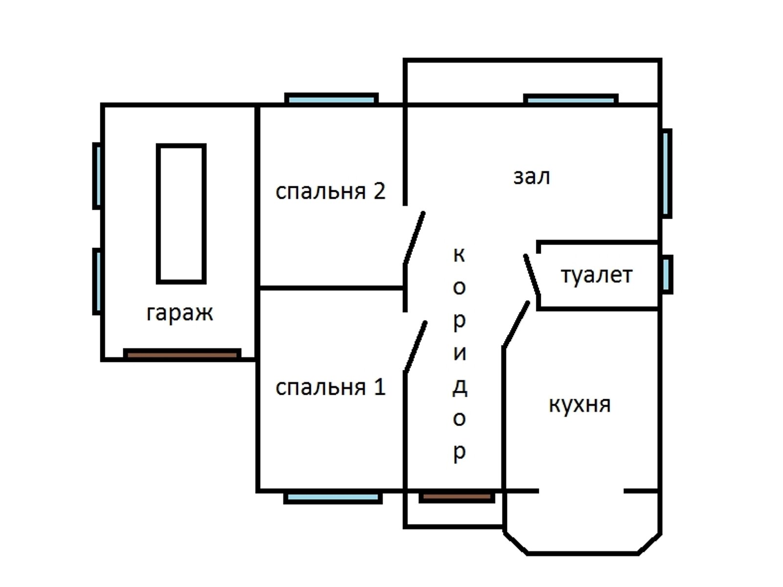 одноэтажный дом, 150 кв. м, пеноблок. Продажа в Ровно район Счастливое фото 1