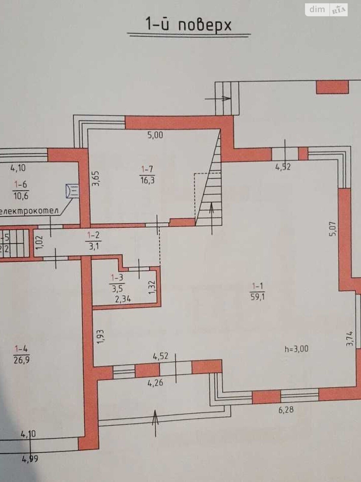 двухэтажный дом с гаражом, 220 кв. м, кирпич. Продажа в Ровно район Ювилейный фото 1