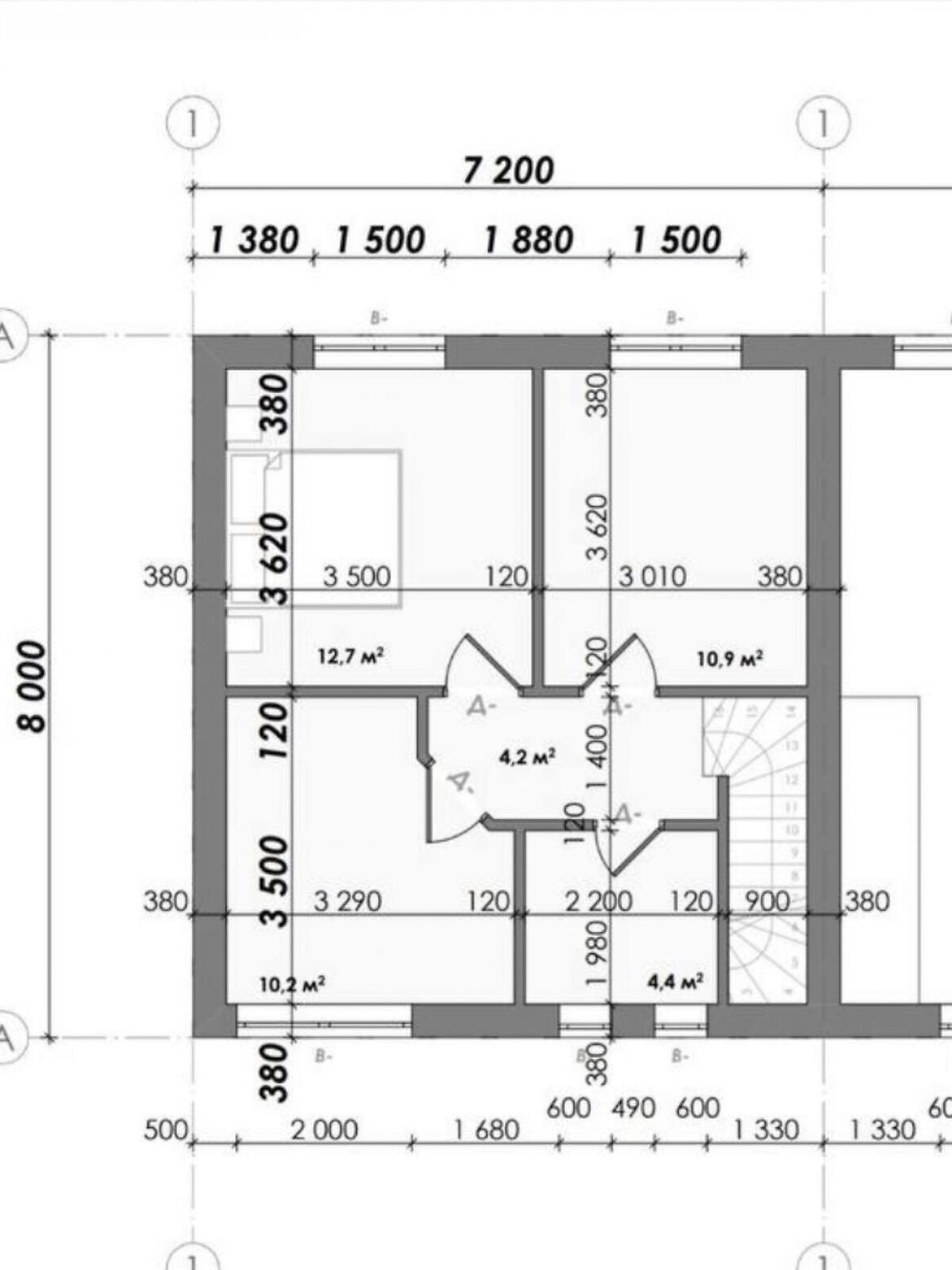 двухэтажный дом, 100 кв. м, кирпич. Продажа в Ровно район Ювилейный фото 1