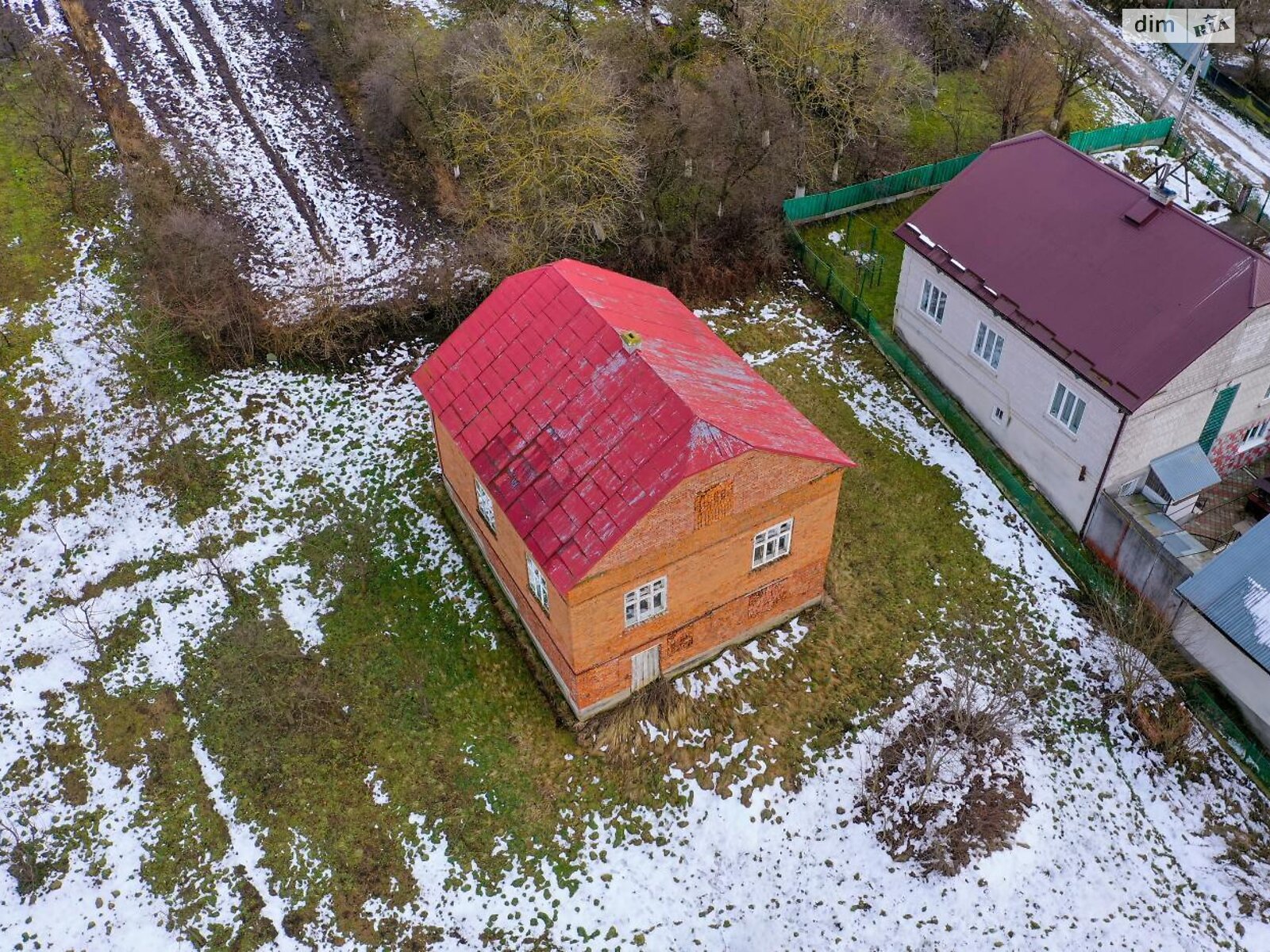 двухэтажный дом с отоплением, 166 кв. м, кирпич. Продажа в Рудках фото 1