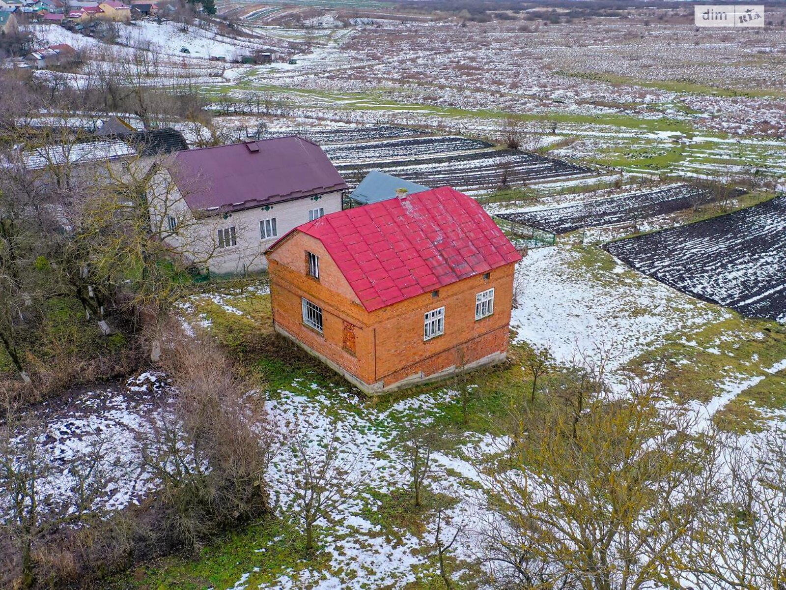 двухэтажный дом с отоплением, 166 кв. м, кирпич. Продажа в Рудках фото 1