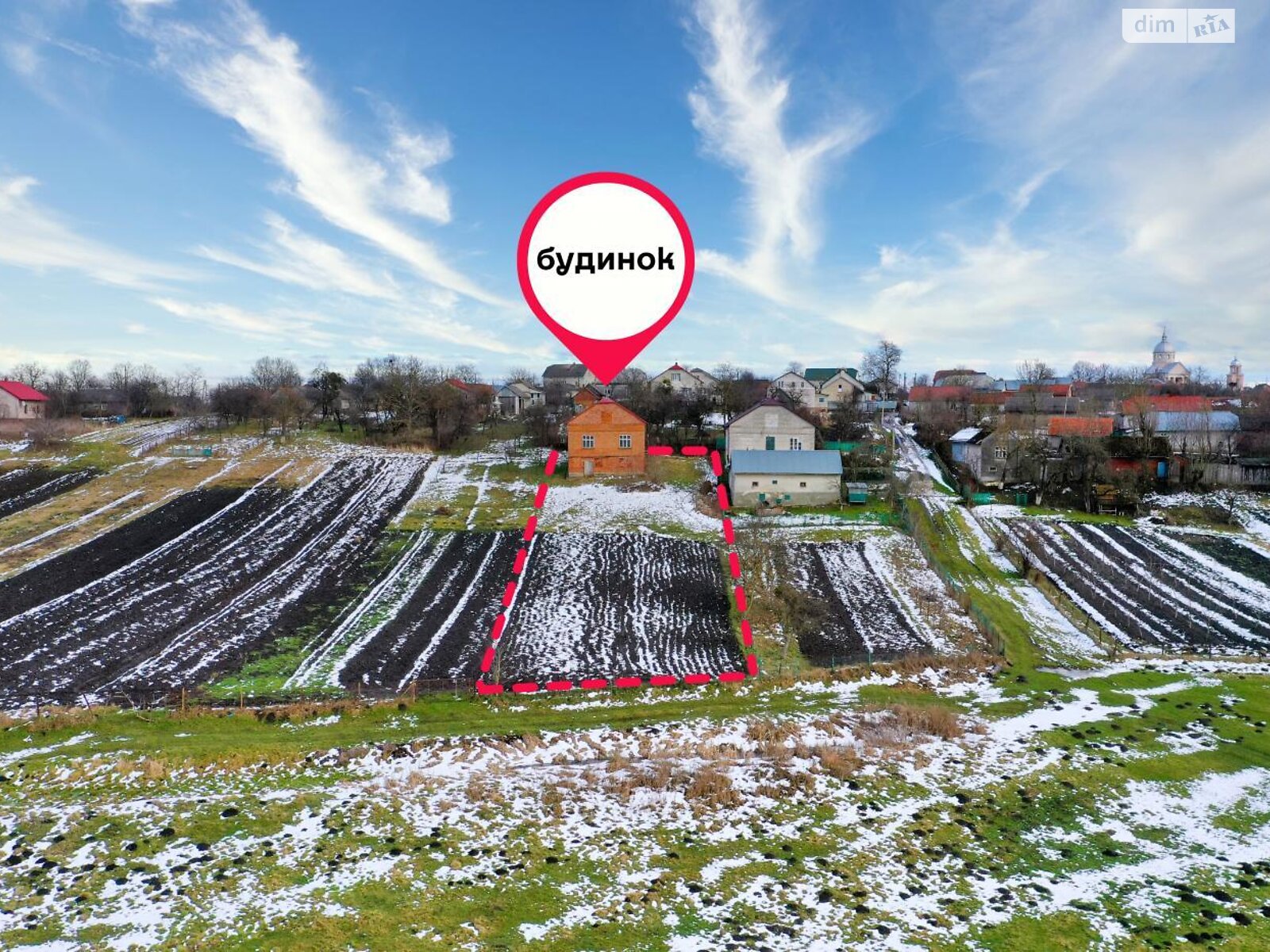 двухэтажный дом с отоплением, 166 кв. м, кирпич. Продажа в Рудках фото 1