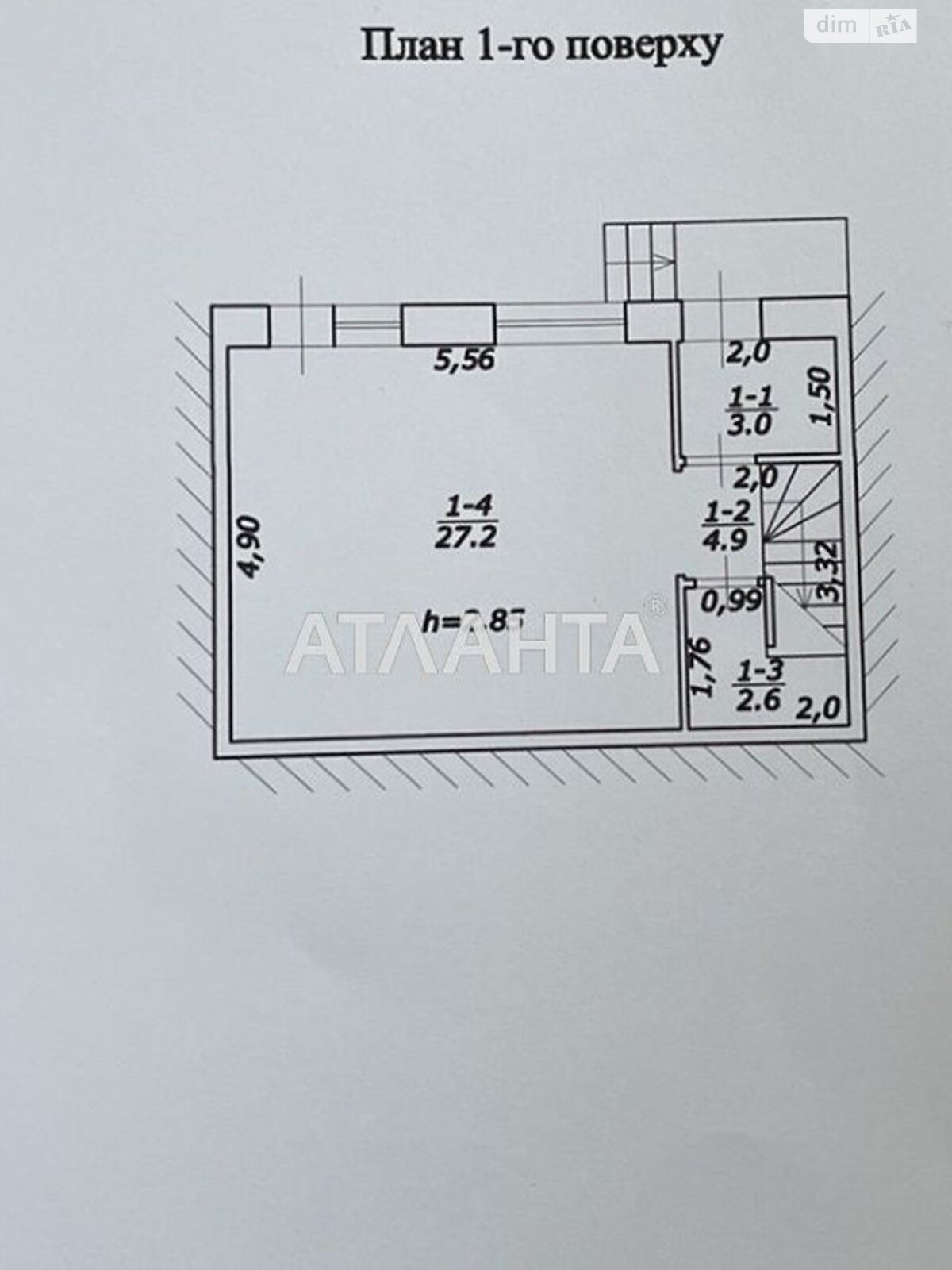 двухэтажный дом, 78 кв. м, кирпич. Продажа в Рудно фото 1