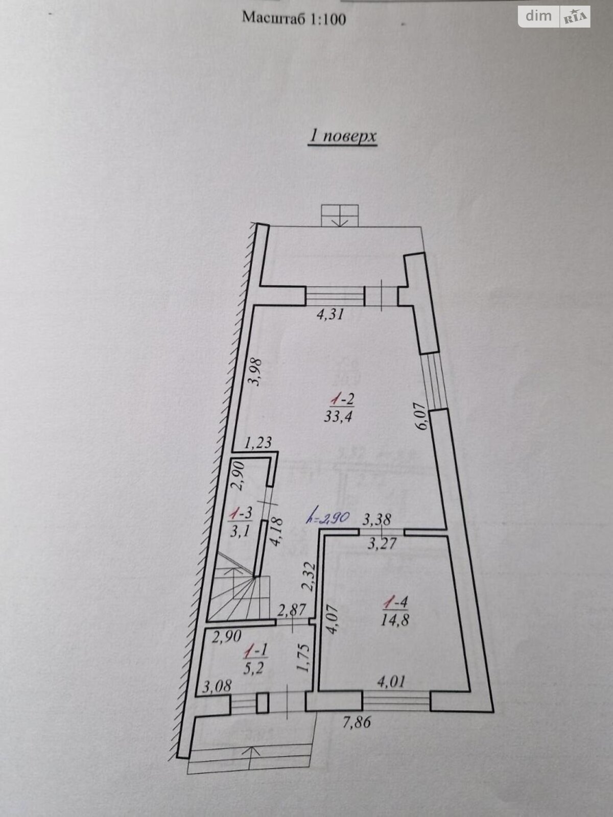 двоповерховий будинок з верандою, 116.4 кв. м, цегла. Продаж в Рудному, район Залізничний фото 1