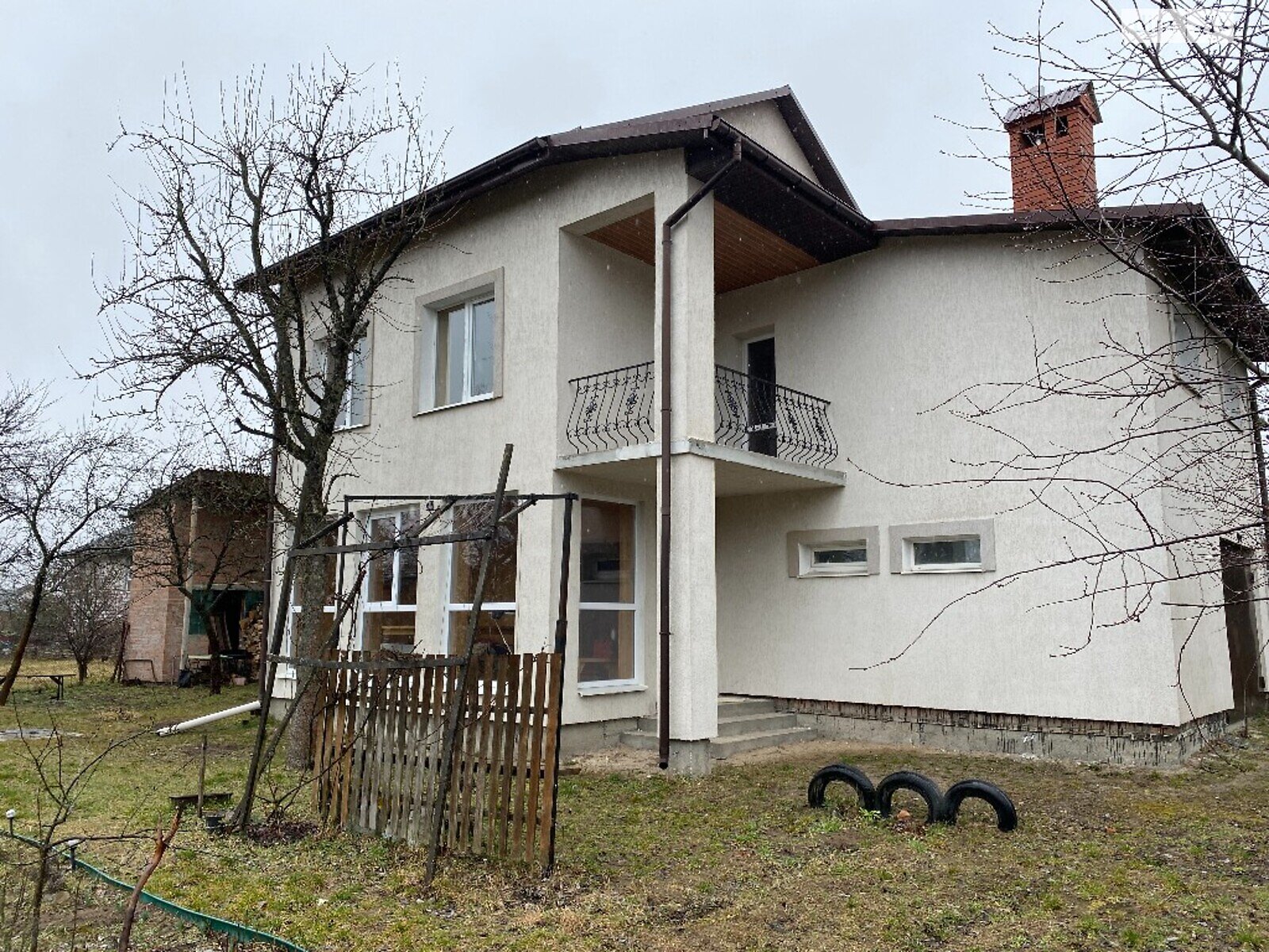 двухэтажный дом веранда, 173 кв. м, кирпич. Продажа в Рясно-Русском фото 1
