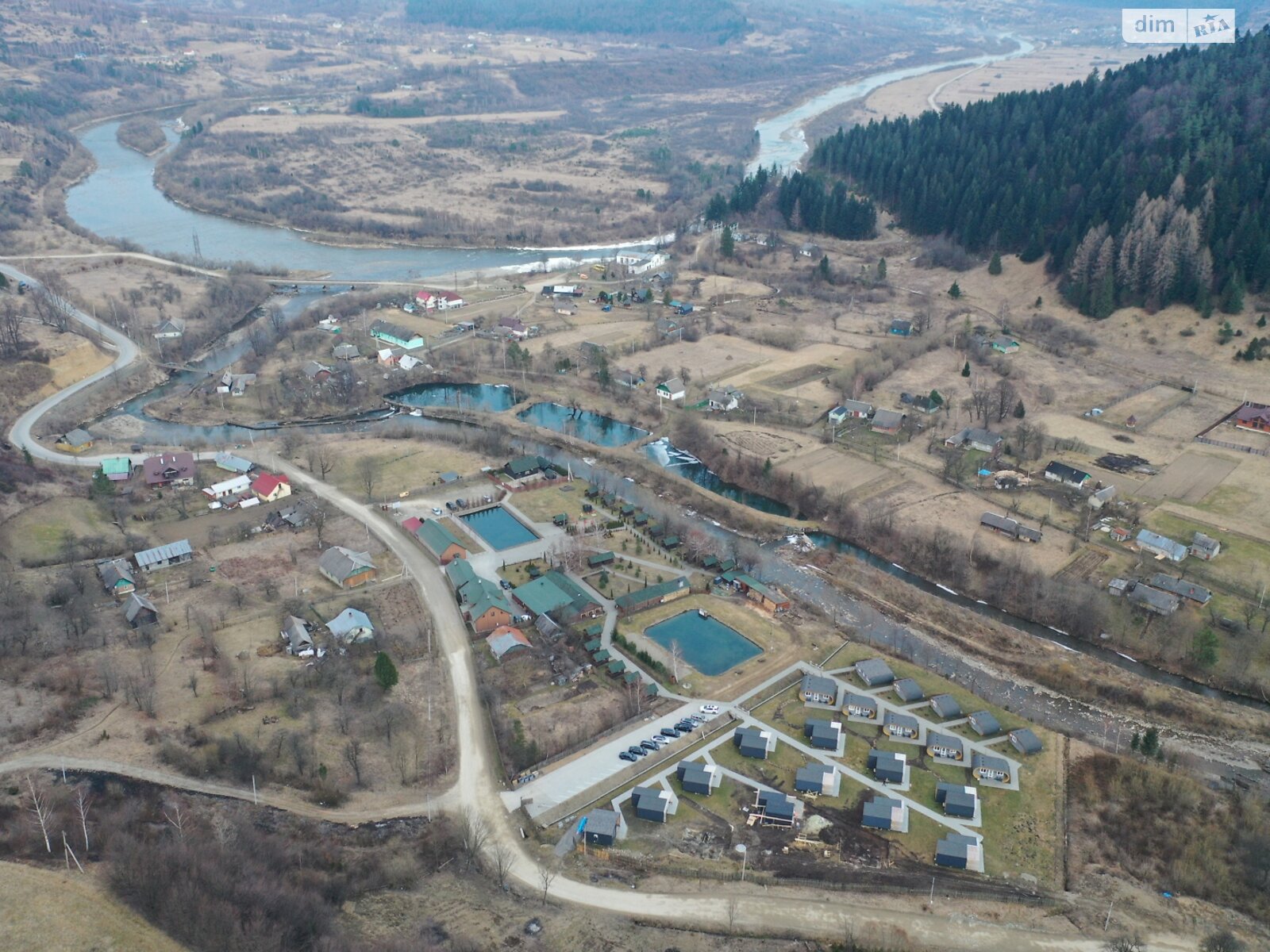 одноповерховий будинок з опаленням, 60 кв. м, дерево и кирпич. Продаж у Рибнику фото 1
