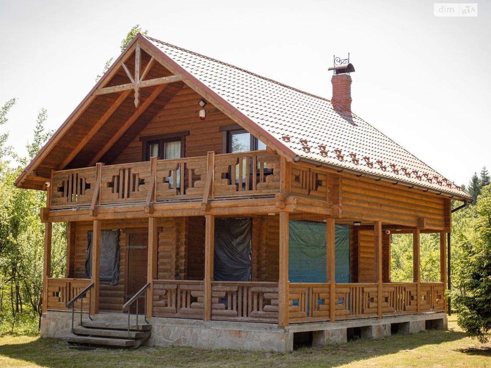 двухэтажный дом с верандой, 120 кв. м, сруб. Продажа в Рыбном фото 1 двухэтажный дом с верандой, 120 кв. м, сруб. Продажа в Рыбном фото 1