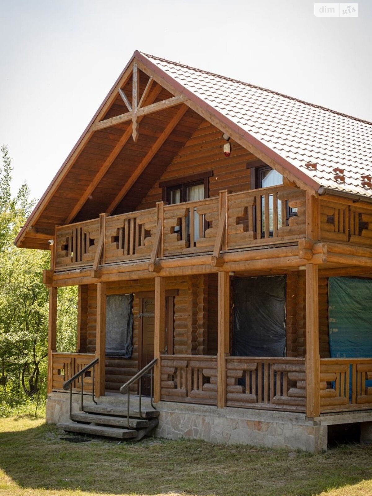 двухэтажный дом с верандой, 120 кв. м, сруб. Продажа в Рыбном фото 1 двухэтажный дом с верандой, 120 кв. м, сруб. Продажа в Рыбном фото 1