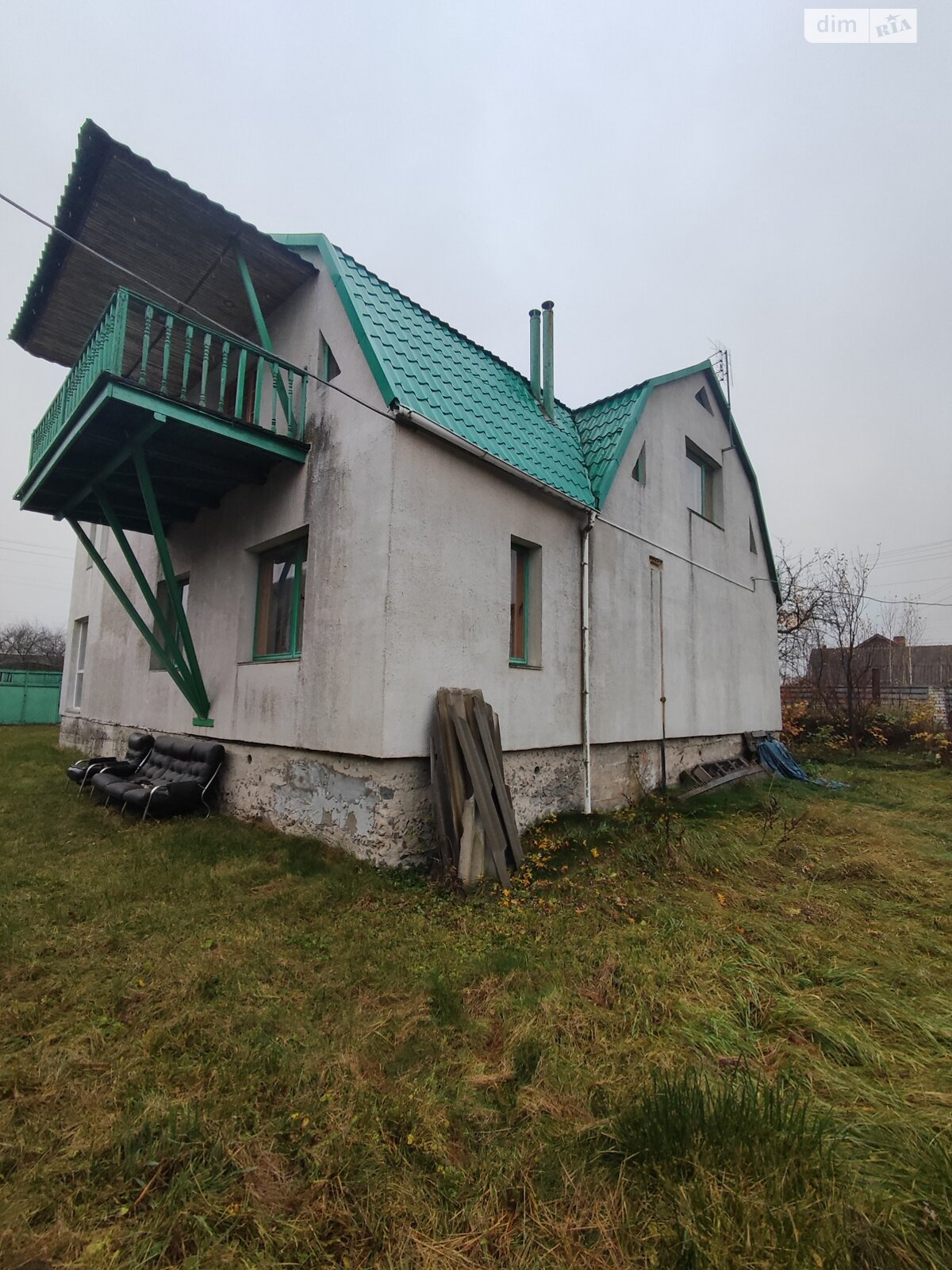 двоповерховий будинок з верандою, 169.8 кв. м, цегла. Продаж у Садках фото 1