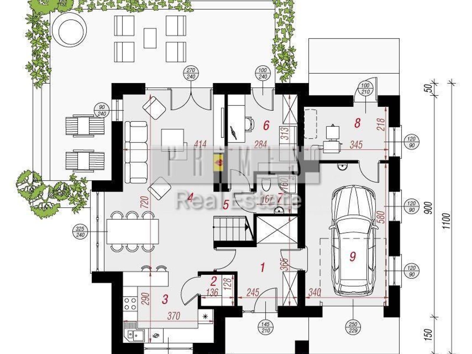 двухэтажный дом, 210 кв. м, кирпич. Продажа в Счастливом фото 1 двухэтажный дом, 210 кв. м, кирпич. Продажа в Счастливом фото 1