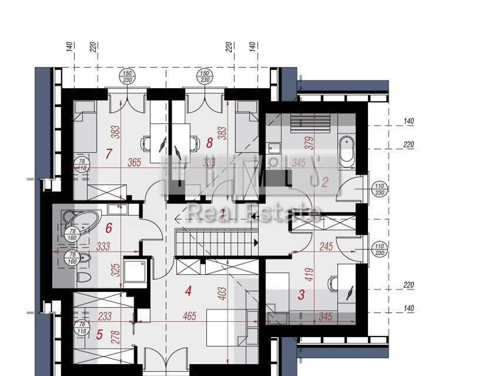 двухэтажный дом, 210 кв. м, кирпич. Продажа в Счастливом фото 1 двухэтажный дом, 210 кв. м, кирпич. Продажа в Счастливом фото 1