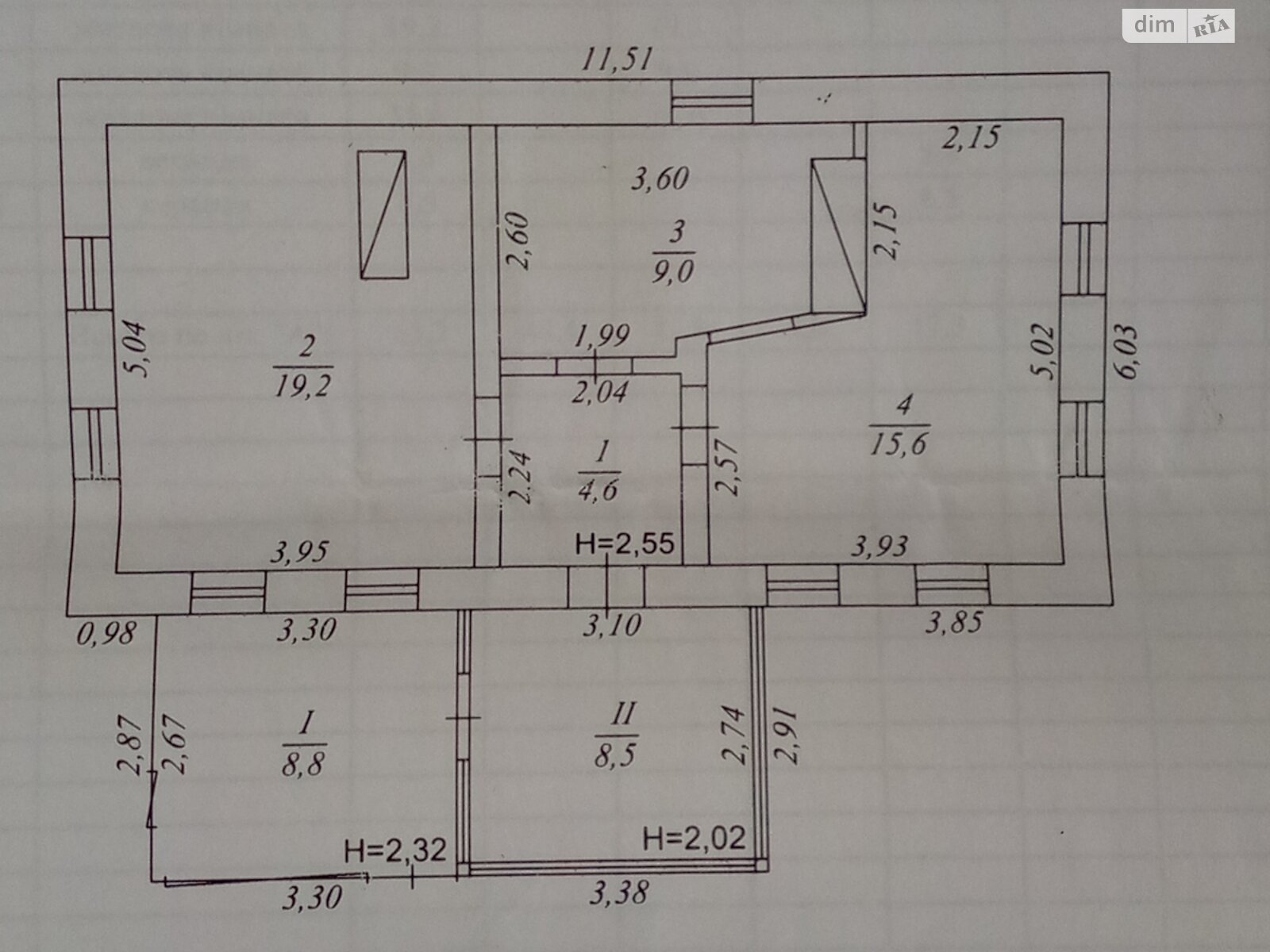одноэтажный дом, 65.7 кв. м, глинобитный. Продажа в Щучинцах фото 1
