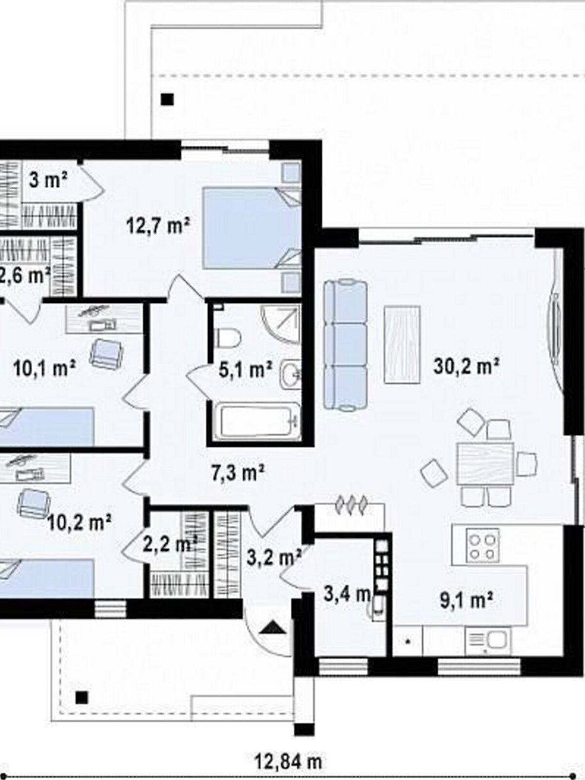 одноповерховий будинок, 125 кв. м, кирпич. Продаж у Шевченкове фото 1 одноповерховий будинок, 125 кв. м, кирпич. Продаж у Шевченкове фото 1