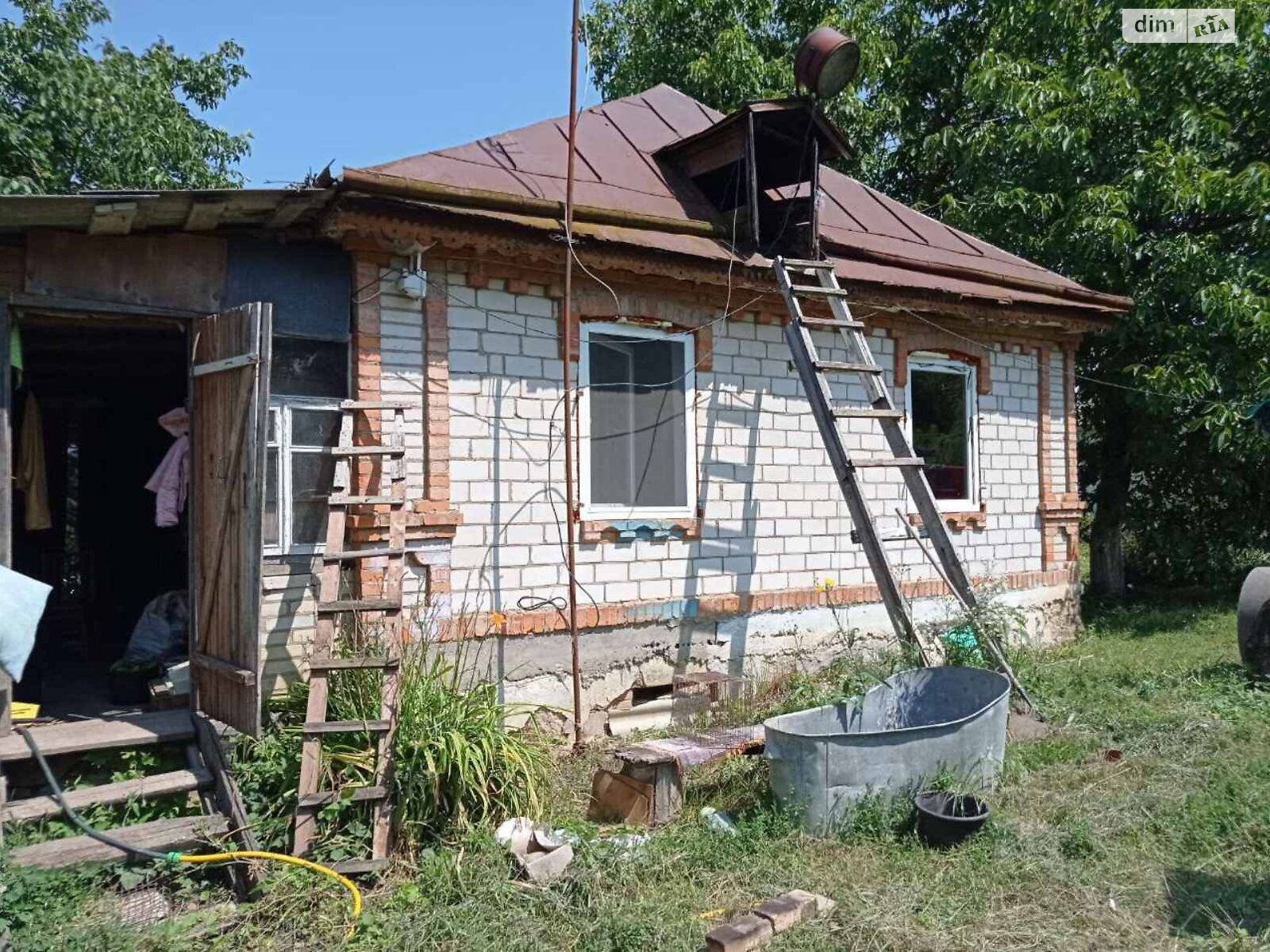 одноповерховий будинок з гаражем, 52 кв. м, цегла. Продаж у Широкій Греблі фото 1 одноповерховий будинок з гаражем, 52 кв. м, цегла. Продаж у Широкій Греблі фото 1