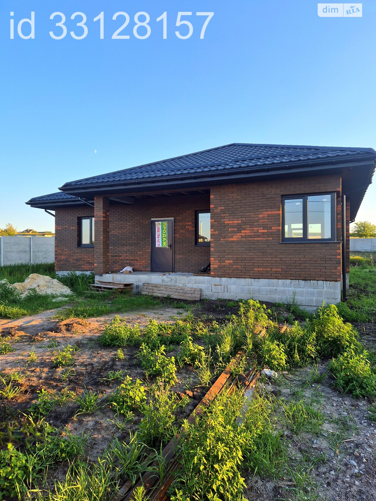 одноповерховий будинок, 140 кв. м, цегла. Продаж у Шкарівці фото 1