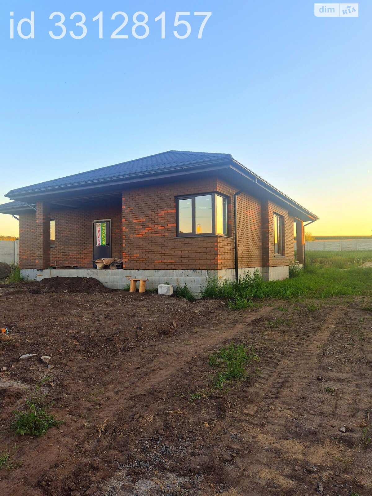 одноповерховий будинок, 140 кв. м, цегла. Продаж у Шкарівці фото 1