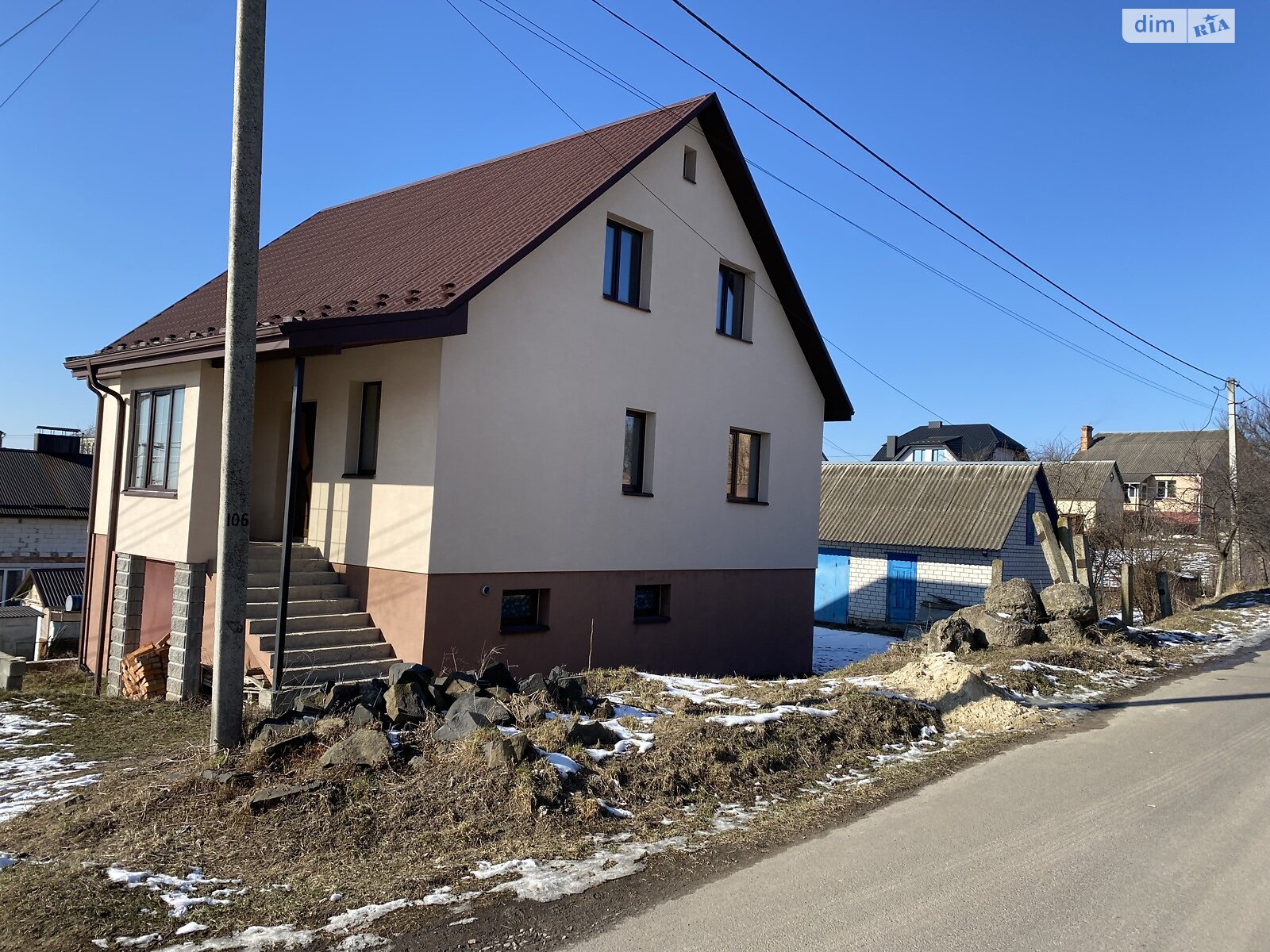 двухэтажный дом с гаражом, 110 кв. м, кирпич. Продажа в Шпанове фото 1 двухэтажный дом с гаражом, 110 кв. м, кирпич. Продажа в Шпанове фото 1