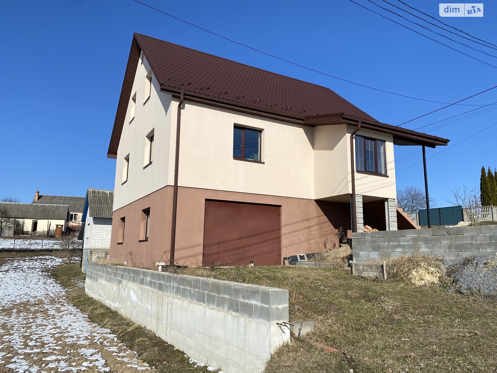 двухэтажный дом с гаражом, 110 кв. м, кирпич. Продажа в Шпанове фото 1 двухэтажный дом с гаражом, 110 кв. м, кирпич. Продажа в Шпанове фото 1