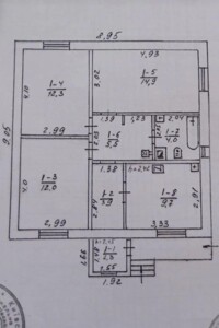 одноэтажный дом, 64.5 кв. м, кирпич. Продажа в Скригаловке фото 2