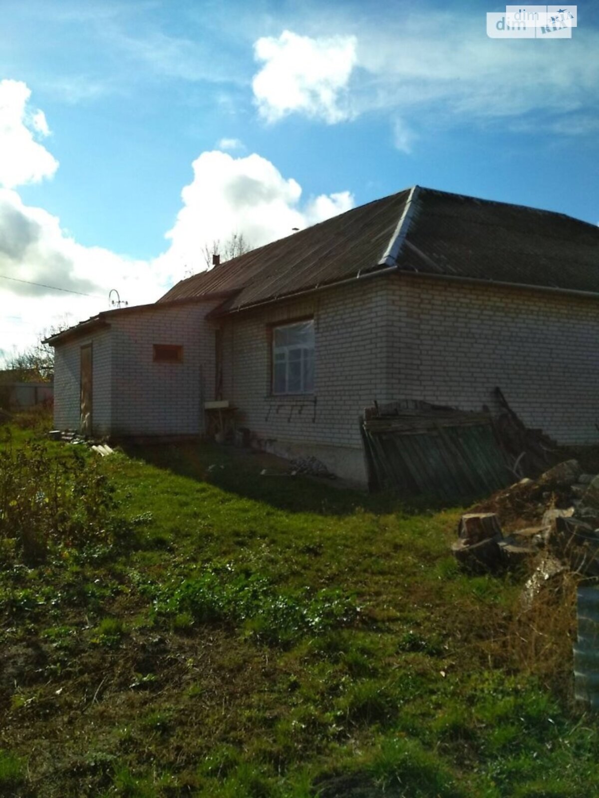 одноповерховий будинок з верандою, 129.5 кв. м, дерево та цегла. Продаж у Сквирі фото 1 одноповерховий будинок з верандою, 129.5 кв. м, дерево та цегла. Продаж у Сквирі фото 1