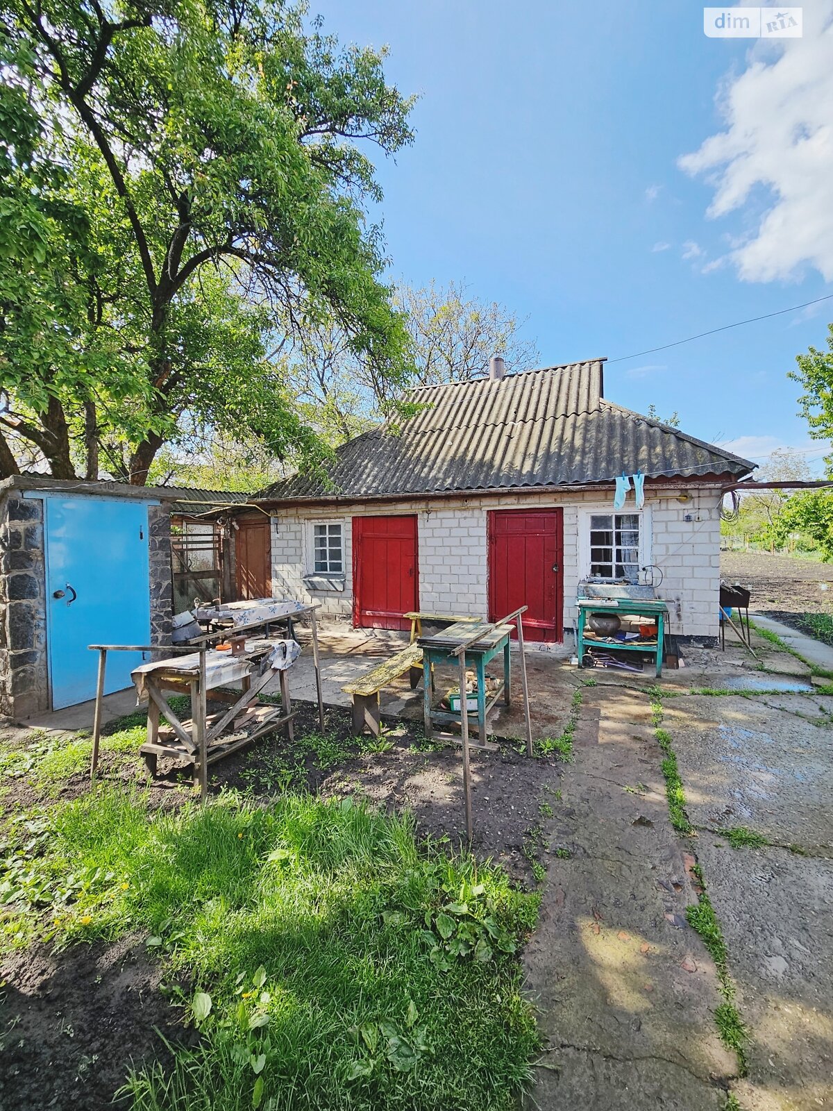 одноэтажный дом с гаражом, 58 кв. м, дерево и кирпич. Продажа в Смеле фото 1 одноэтажный дом с гаражом, 58 кв. м, дерево и кирпич. Продажа в Смеле фото 1