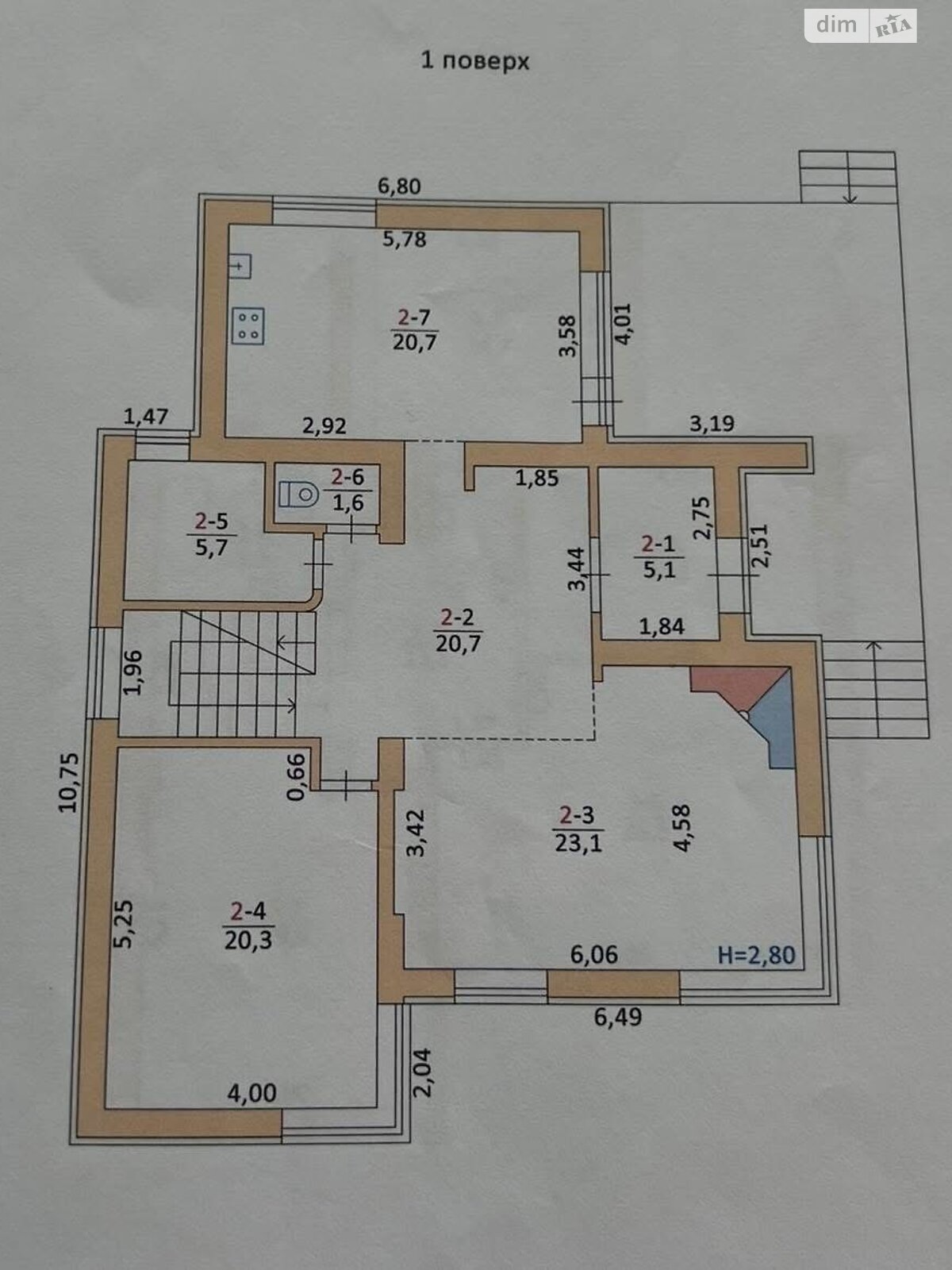 двоповерховий будинок з гаражем, 300 кв. м, цегла. Продаж у Смиківці фото 1 двоповерховий будинок з гаражем, 300 кв. м, цегла. Продаж у Смиківці фото 1