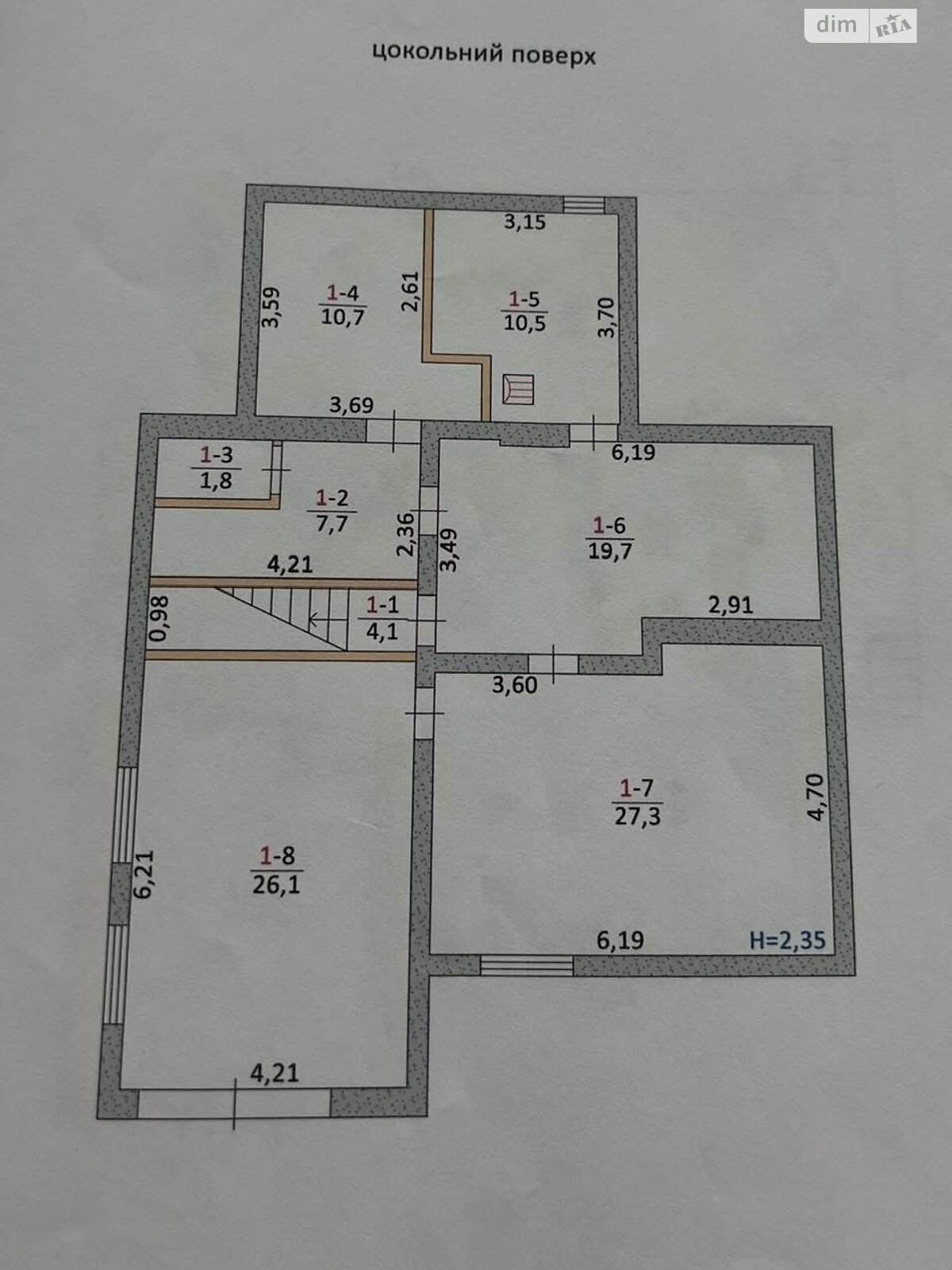 двухэтажный дом с гаражом, 300 кв. м, кирпич. Продажа в Смыковцы фото 1 двухэтажный дом с гаражом, 300 кв. м, кирпич. Продажа в Смыковцы фото 1
