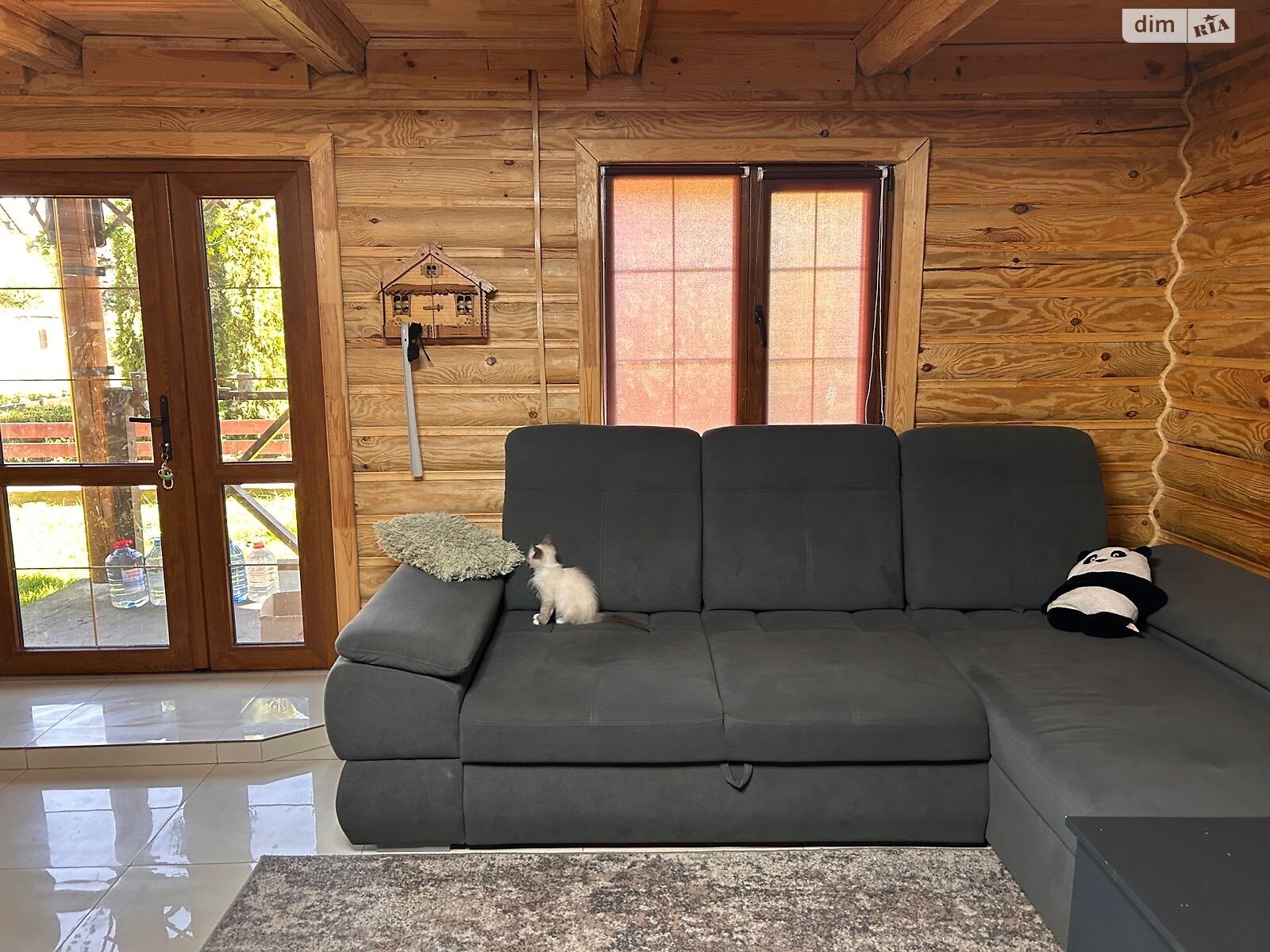 двоповерховий будинок з меблями, 120 кв. м, зруб. Продаж у Смиківці фото 1