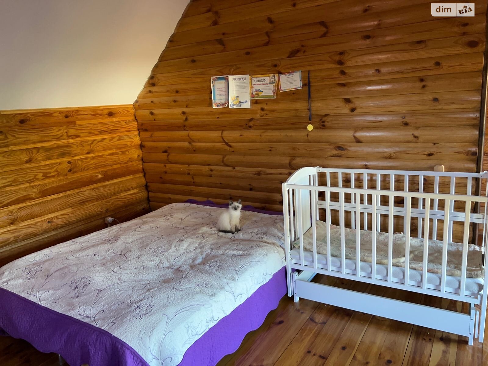 двоповерховий будинок з меблями, 120 кв. м, зруб. Продаж у Смиківці фото 1