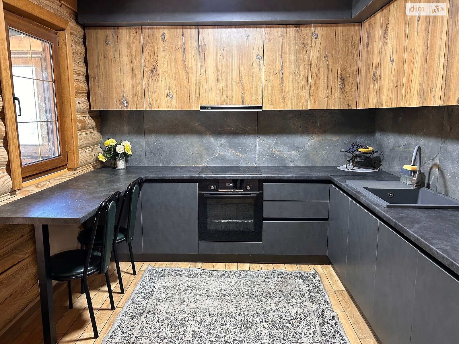 двоповерховий будинок з меблями, 120 кв. м, зруб. Продаж у Смиківці фото 1