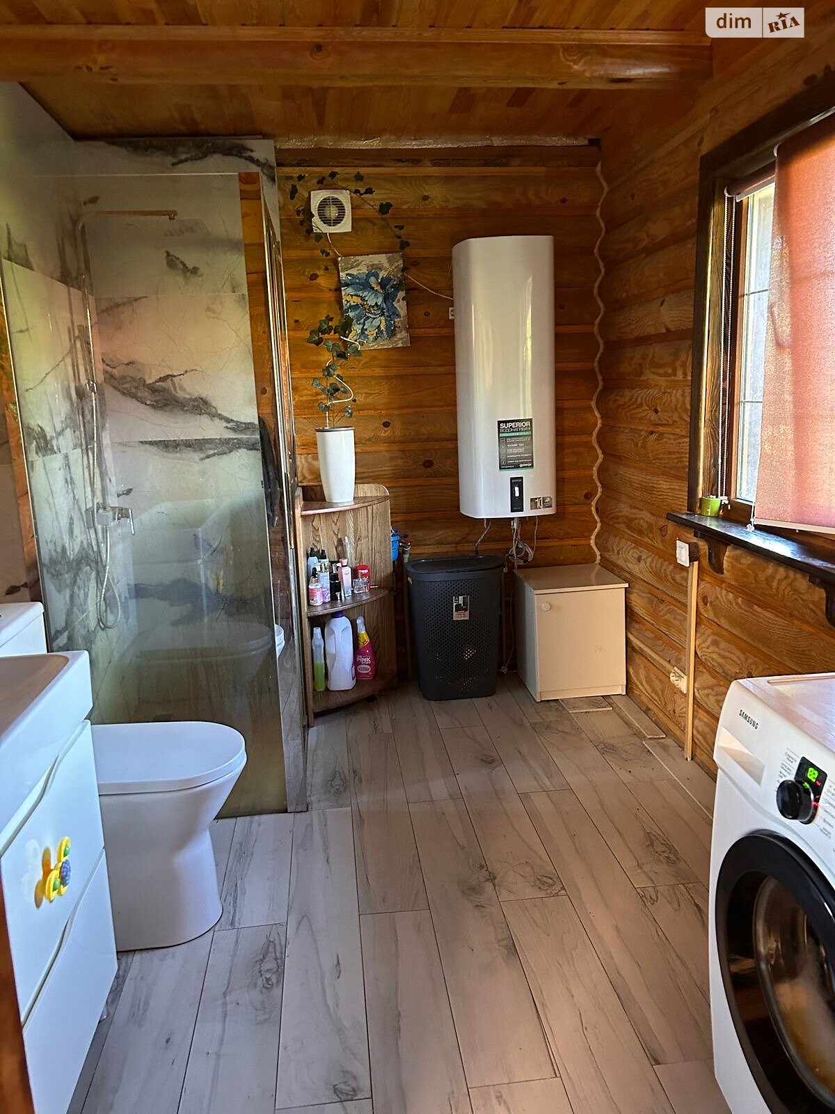 двоповерховий будинок з меблями, 120 кв. м, зруб. Продаж у Смиківці фото 1