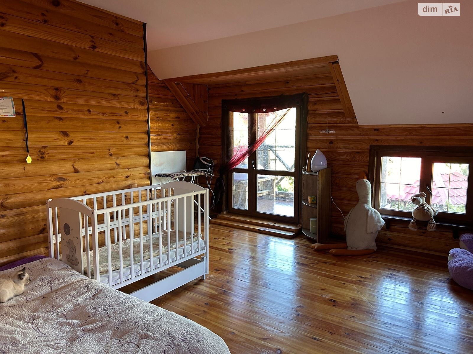 двоповерховий будинок з меблями, 120 кв. м, зруб. Продаж у Смиківці фото 1