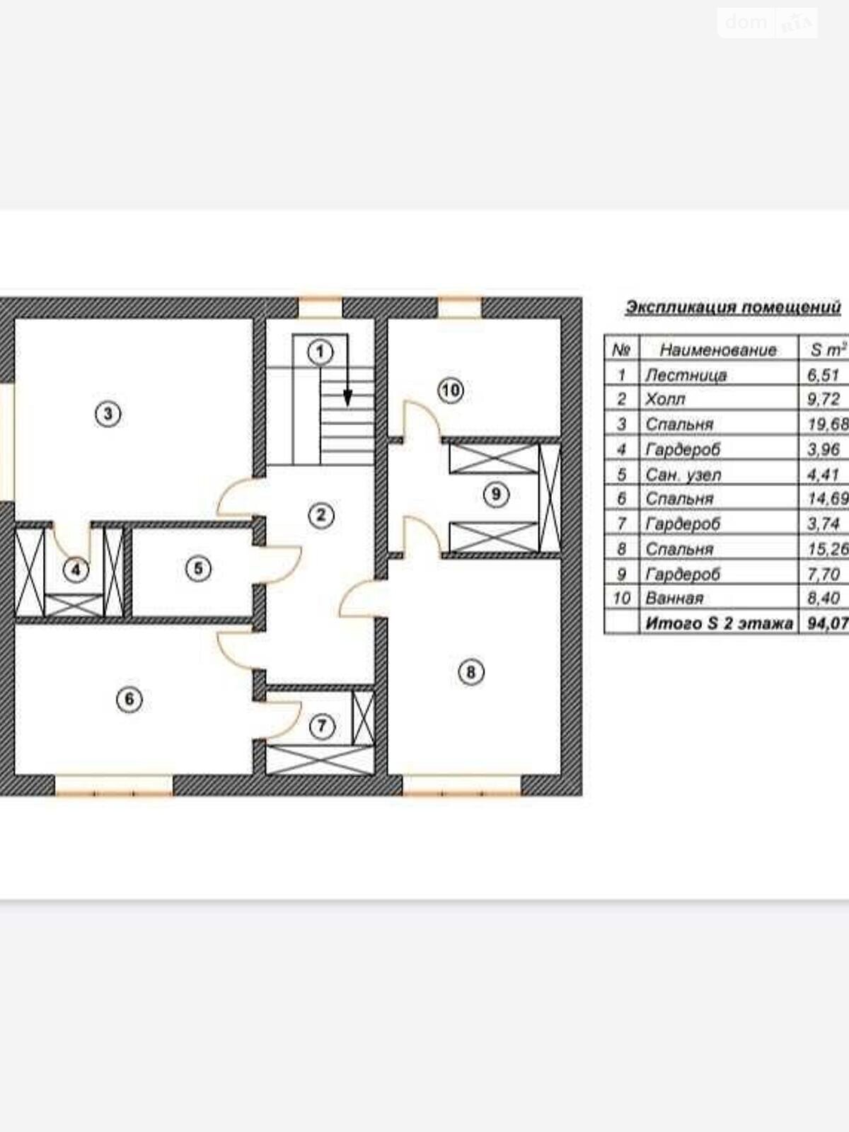 двухэтажный дом, 233 кв. м, кирпич. Продажа в Софиевской Борщаговке фото 1