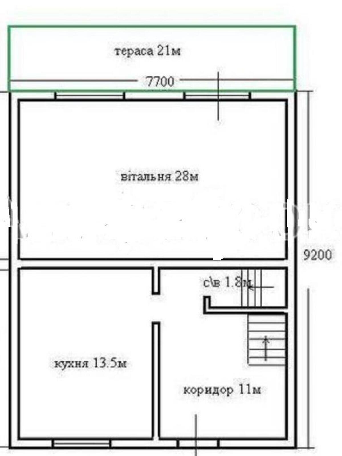 двухэтажный дом, 110 кв. м, кирпич. Продажа в Софиевской Борщаговке фото 1