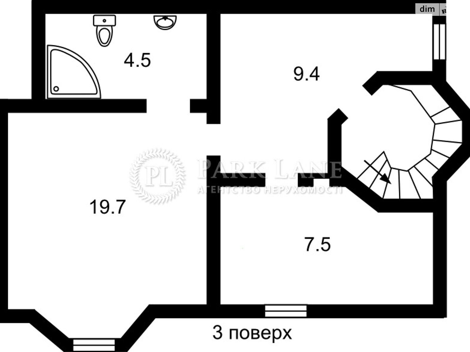 трехэтажный дом веранда, 420 кв. м, кирпич. Продажа в Софиевской Борщаговке фото 1