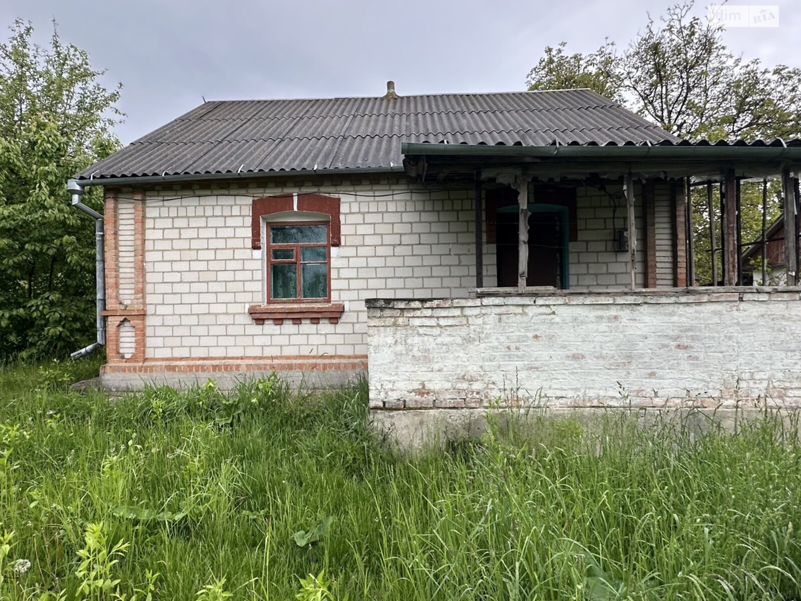 одноповерховий будинок з верандою, 60 кв. м, цегла. Продаж у Сокиринцях фото 1 одноповерховий будинок з верандою, 60 кв. м, цегла. Продаж у Сокиринцях фото 1