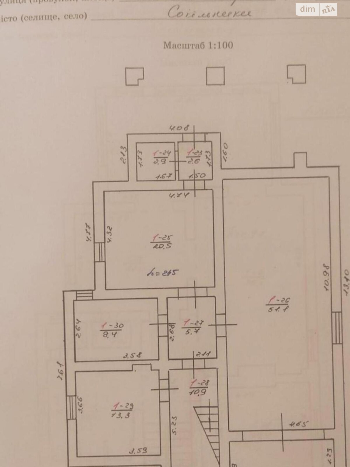 трехэтажный дом с гаражом, 490.5 кв. м, кирпич. Продажа в Сокольниках фото 1