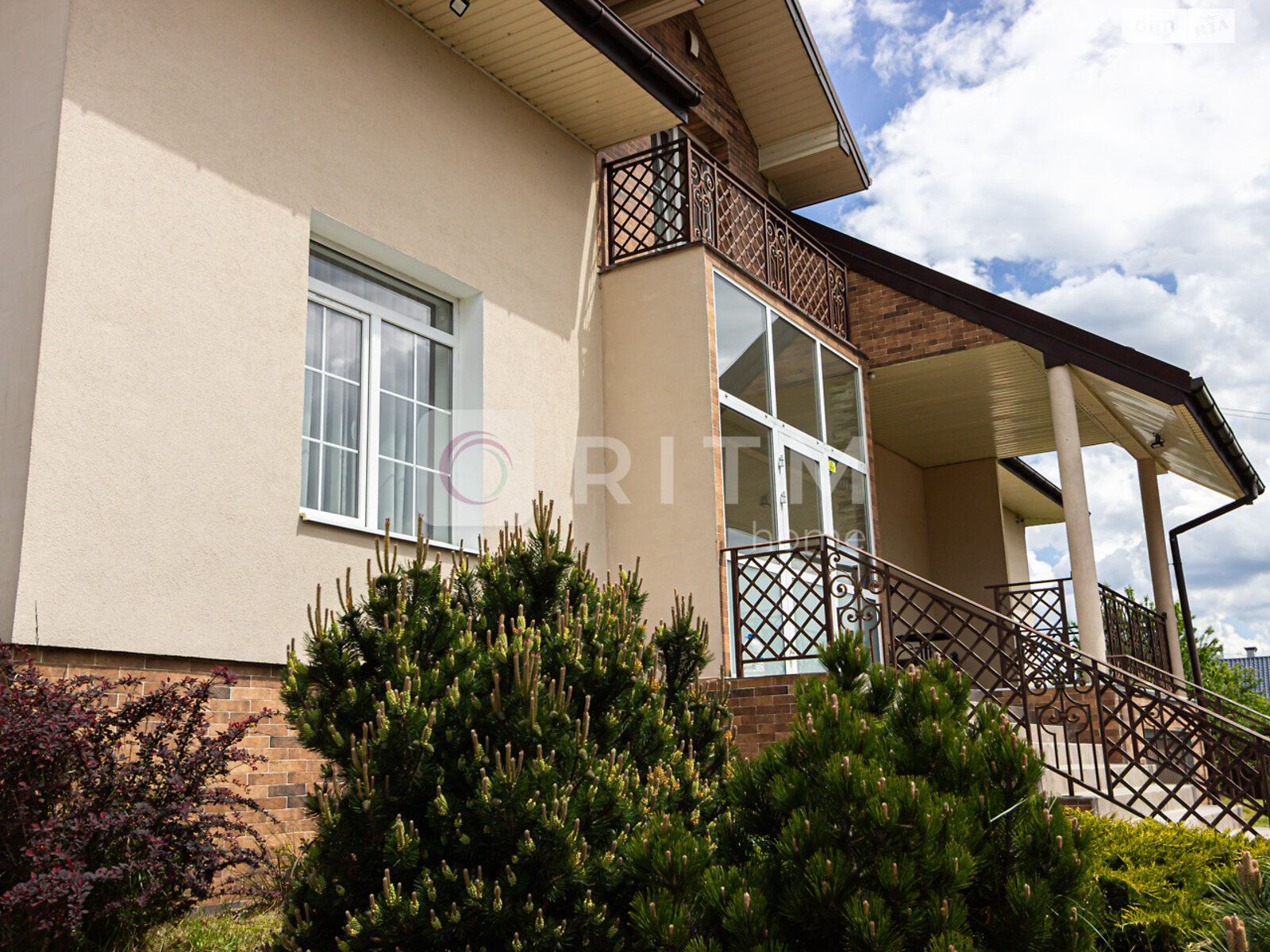 двухэтажный дом с верандой, 320 кв. м, кирпич. Продажа в Сокольниках фото 1 двухэтажный дом с верандой, 320 кв. м, кирпич. Продажа в Сокольниках фото 1