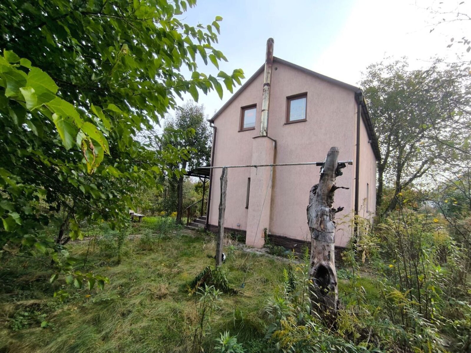 двухэтажный дом с верандой, 121.9 кв. м, дерево и кирпич. Продажа в Солнечном фото 1