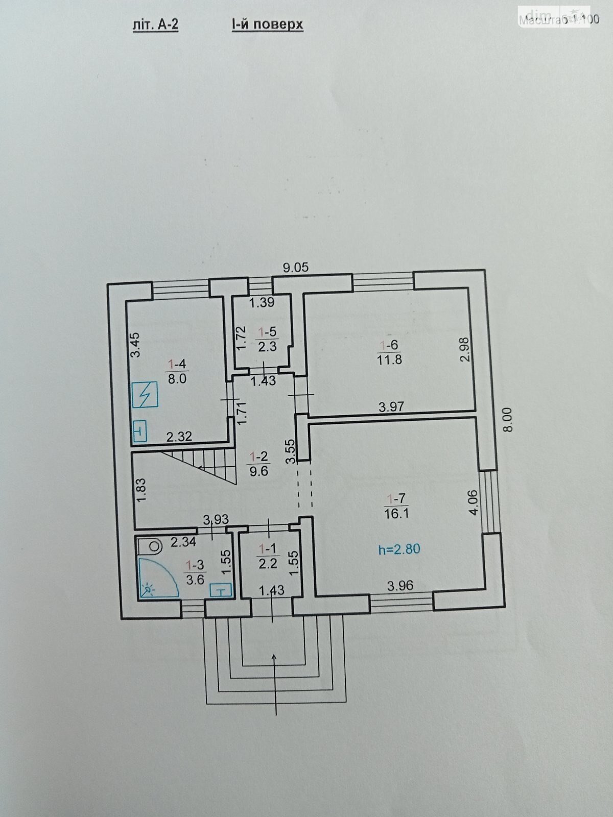двухэтажный дом, 108.3 кв. м, кирпич. Продажа в Солонке фото 1