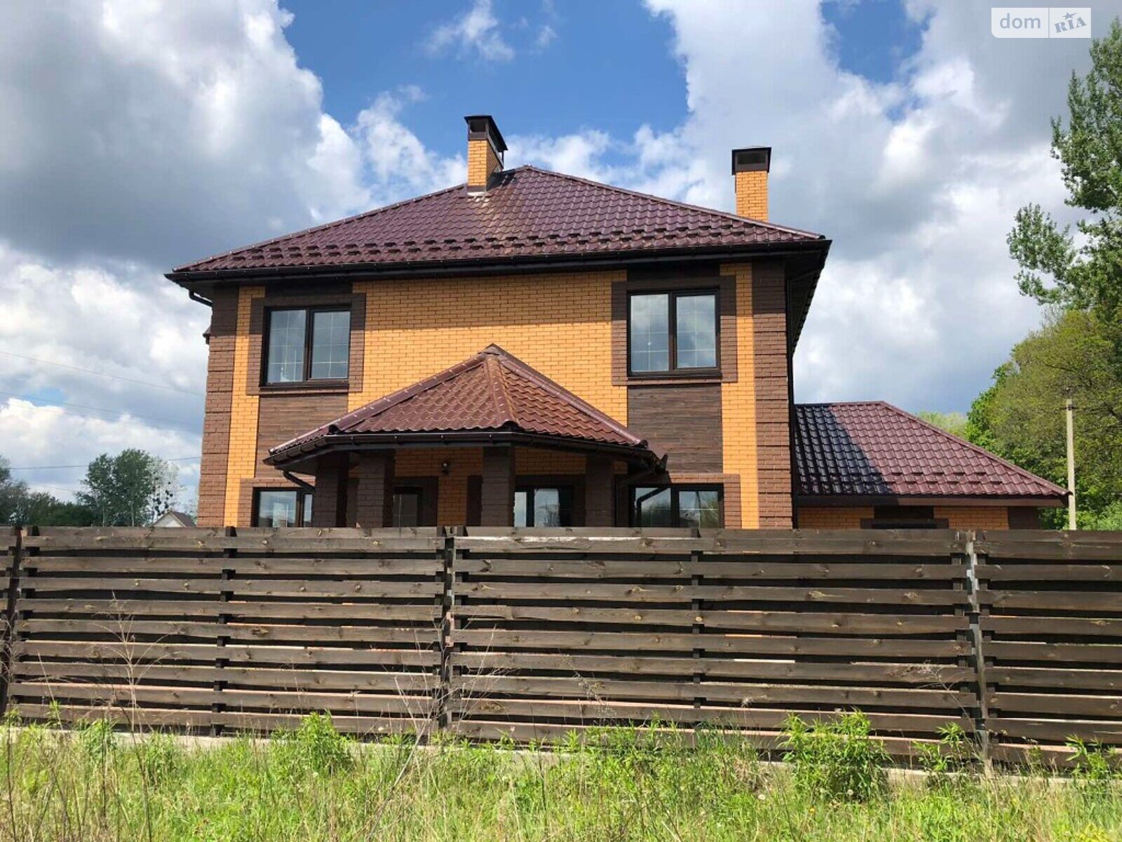 двухэтажный дом веранда, 192 кв. м, газобетон. Продажа в Станишовке фото 1