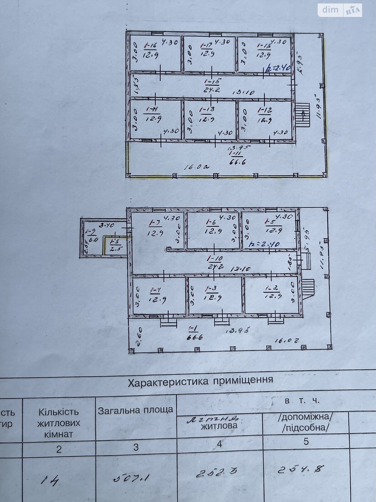 двухэтажный дом веранда, 507 кв. м, кирпич. Продажа в Старой Ушице фото 1