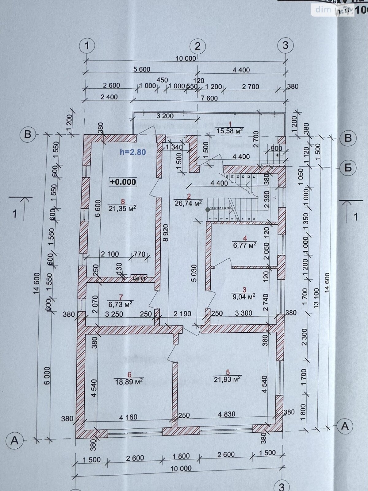 двухэтажный дом, 220.6 кв. м, кирпич. Продажа в Старое Давыдково фото 1