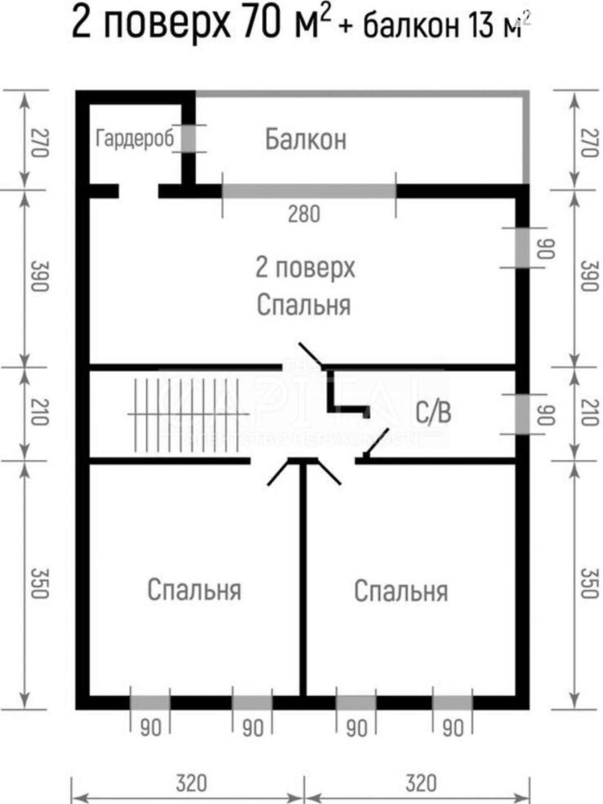 двухэтажный дом, 120 кв. м, монолитно-каркасный. Продажа в Старых Петровцах фото 1