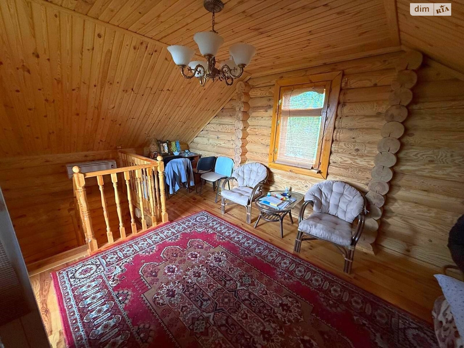 двоповерховий будинок з балконом, 70 кв. м, зруб. Продаж у Старому Білоусі фото 1